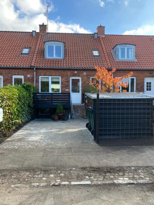 nyanlæg indkørsel forhave